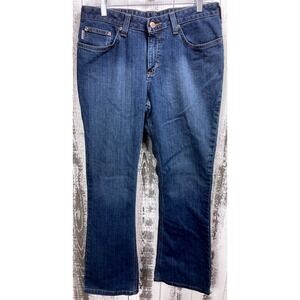 Carhartt Womens 12x30 Traditional Fit Dark Wash Blue Denim Jeans
